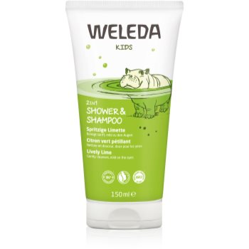 Weleda Kids Cheerful Lime cremă de duș și șampon pentru copii 2 in 1 - imagine 2
